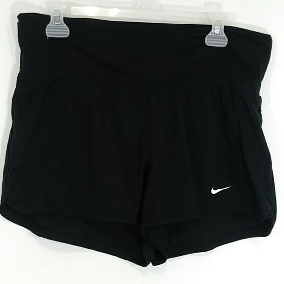 Nike Pants - Nike Dri Fit black running shorts size large